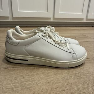 Birkenstock Bend Low White Leather Lace Up Sneaker Size 42 9M/11W